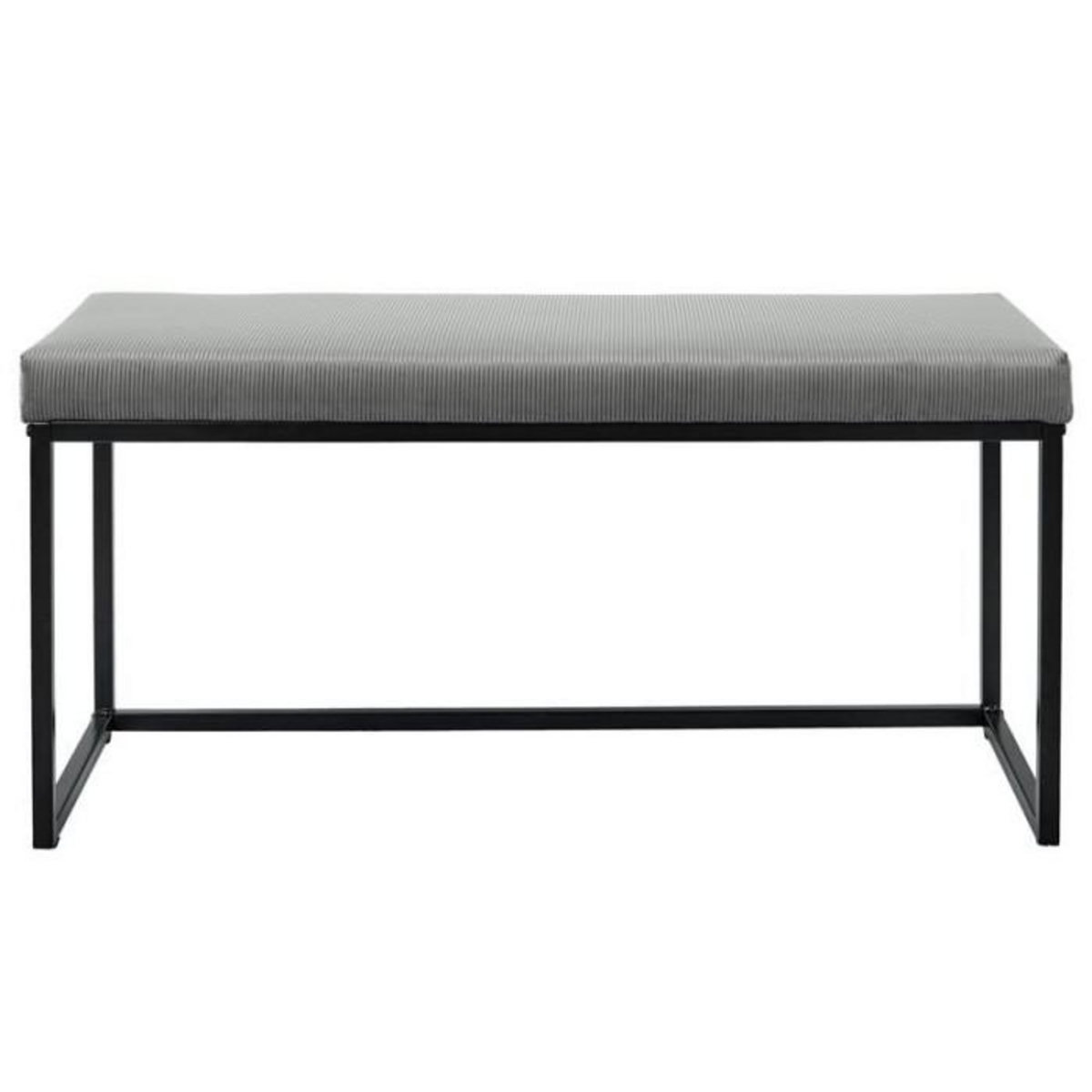 Paris Prix Banc Design  Giulia  100cm Gris