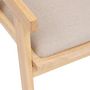 Voir la diapositive 4 : ATMOSPHERA Fauteuil de table en bois et cannage KOLIA - Beige