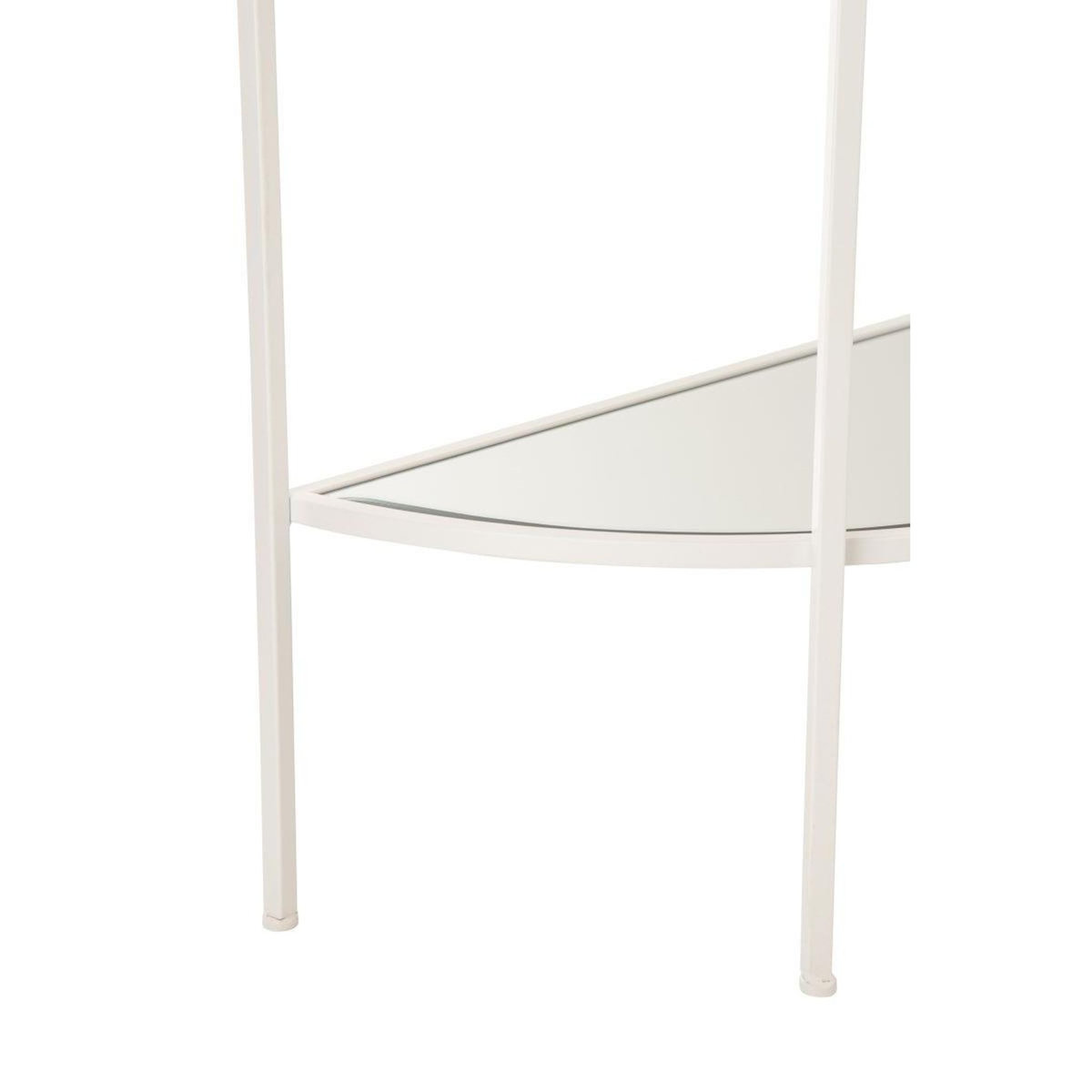 Paris Prix Console en Métal  Poisson  80cm Blanc