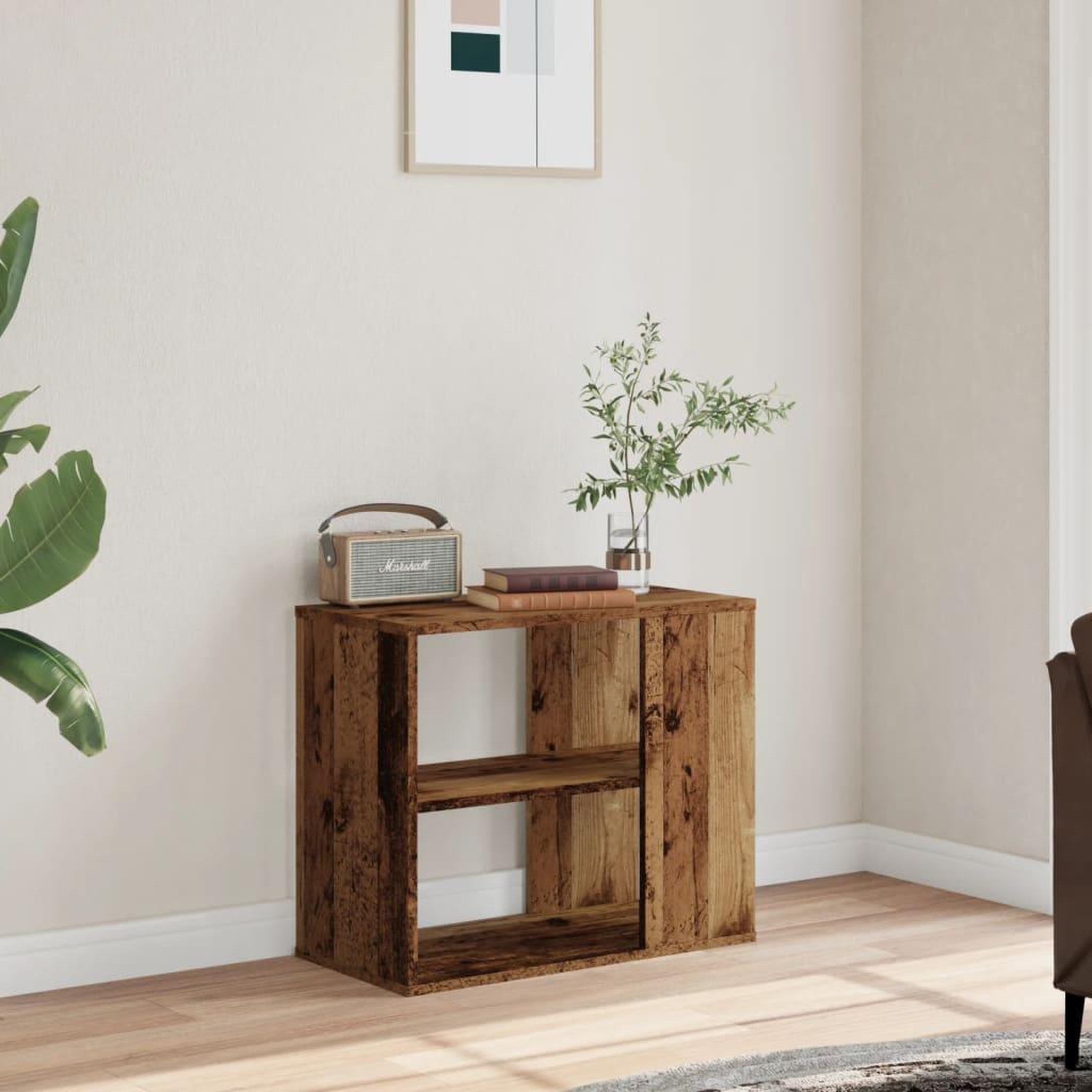 Voir la diapositive 3 : VIDAXL Armoire laterale vieux bois 60x30x50 cm bois d'ingenierie