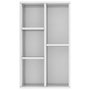 Voir la diapositive 4 : VIDAXL Bibliotheque/buffet blanc brillant 50x25x80cm Bois d'ingenierie