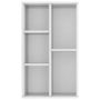 Voir la diapositive 4 : VIDAXL Bibliotheque/buffet blanc brillant 50x25x80cm Bois d'ingenierie