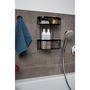 Voir la diapositive 4 : Wenko Etagère murale de douche indus Classic - L. 26 x H. 33 cm - Noir