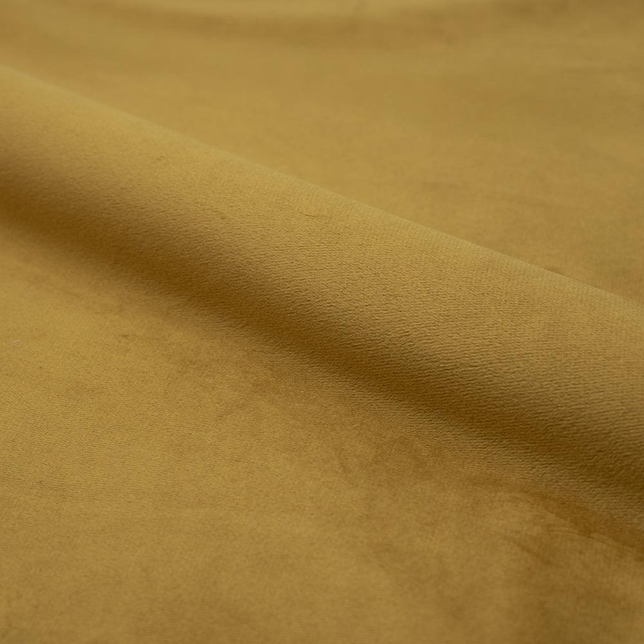 Voir la diapositive 3 : MAISON PAVANE Lot de 2 chaises en velours jaune moutarde-vinni