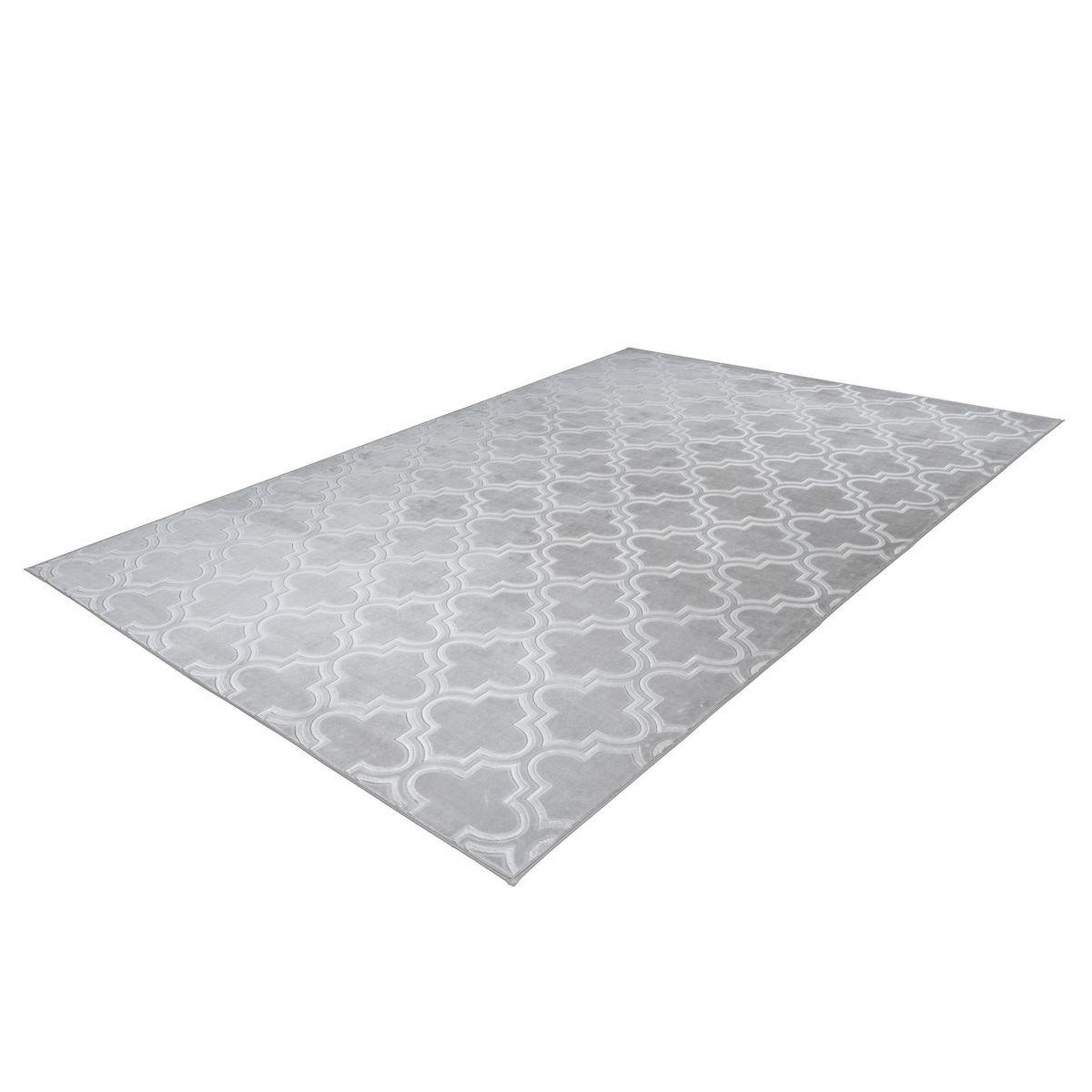 Voir la diapositive 4 : Paris Prix Tapis Vintage Fait Main  Monroe I  Gris Bleu