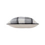 Voir la diapositive 2 : Paris Prix Coussin Tartan en Velours  Ecossais  45x45cm Anthracite