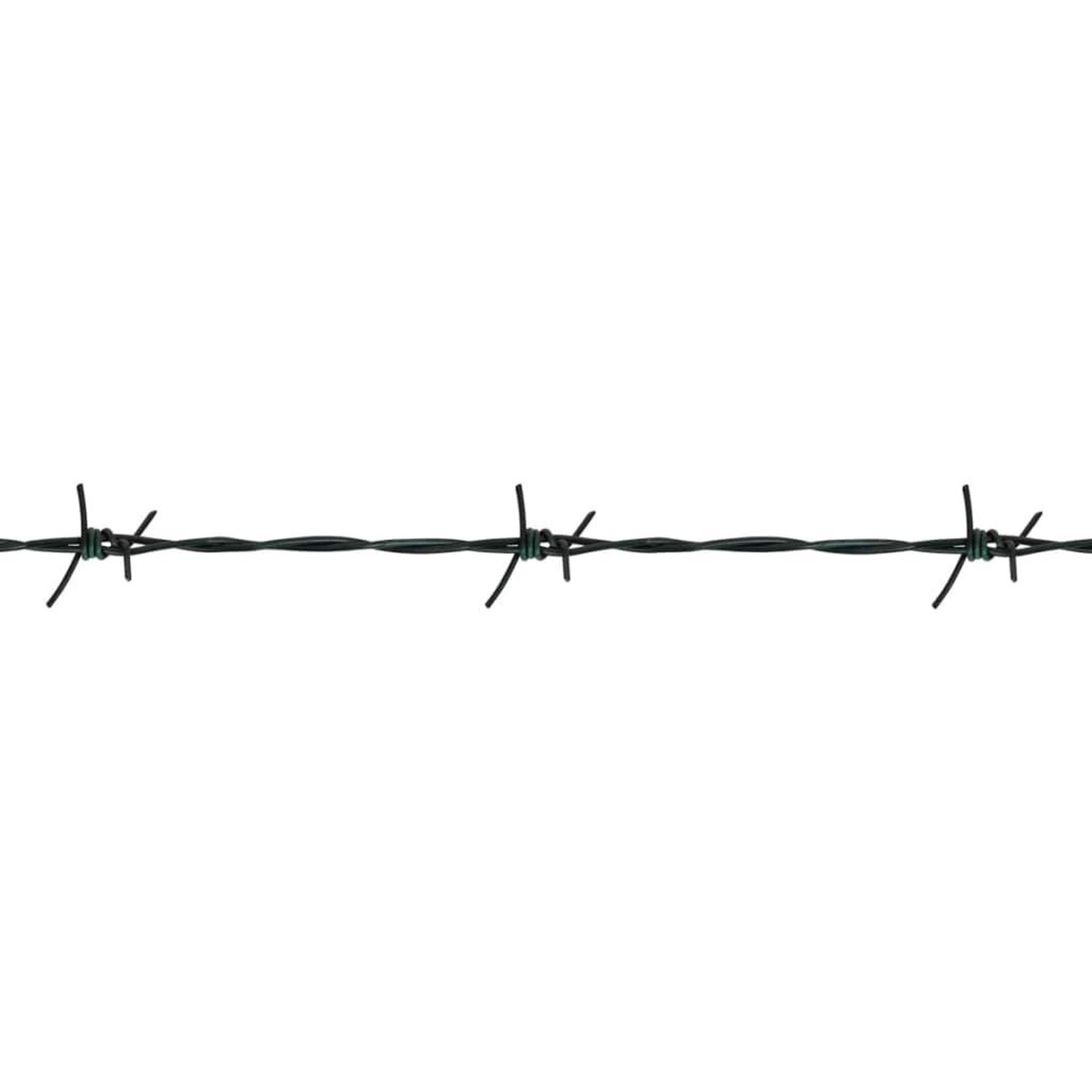 Voir la diapositive 4 : VIDAXL Fil de fer barbele d'enchevetrement rouleau vert 100 m