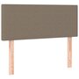 Voir la diapositive 2 : VIDAXL Tete de lit Taupe 80x5x78/88 cm Tissu