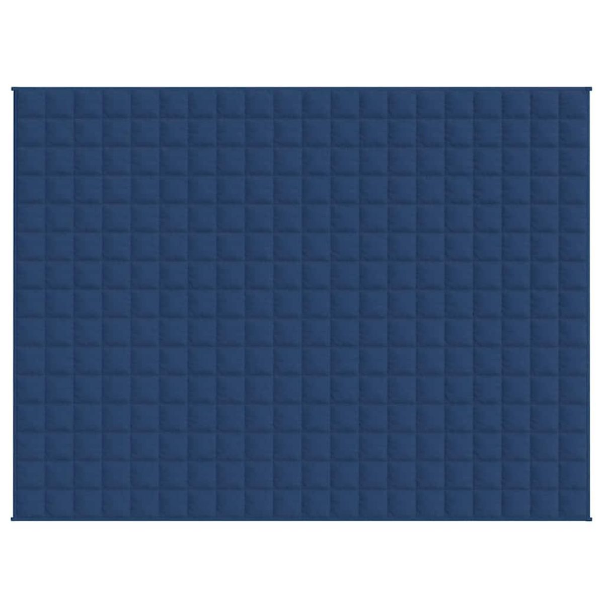 VIDAXL Couverture lestee Bleu 150x200 cm 7 kg Tissu