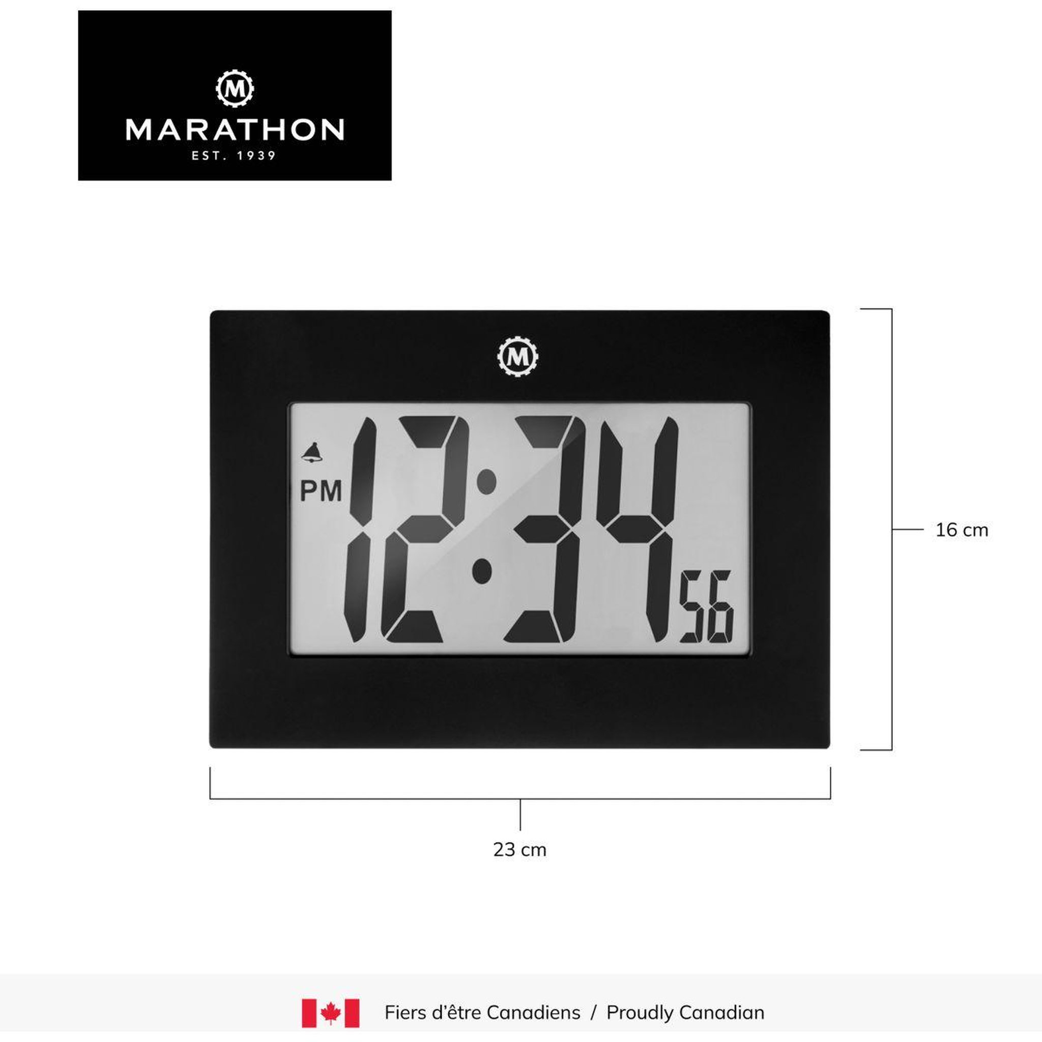 Voir la diapositive 4 : MARATHON Horloge MW Calgary noir