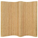 VIDAXL Cloison de separation Bambou 250 x 165 cm Naturel