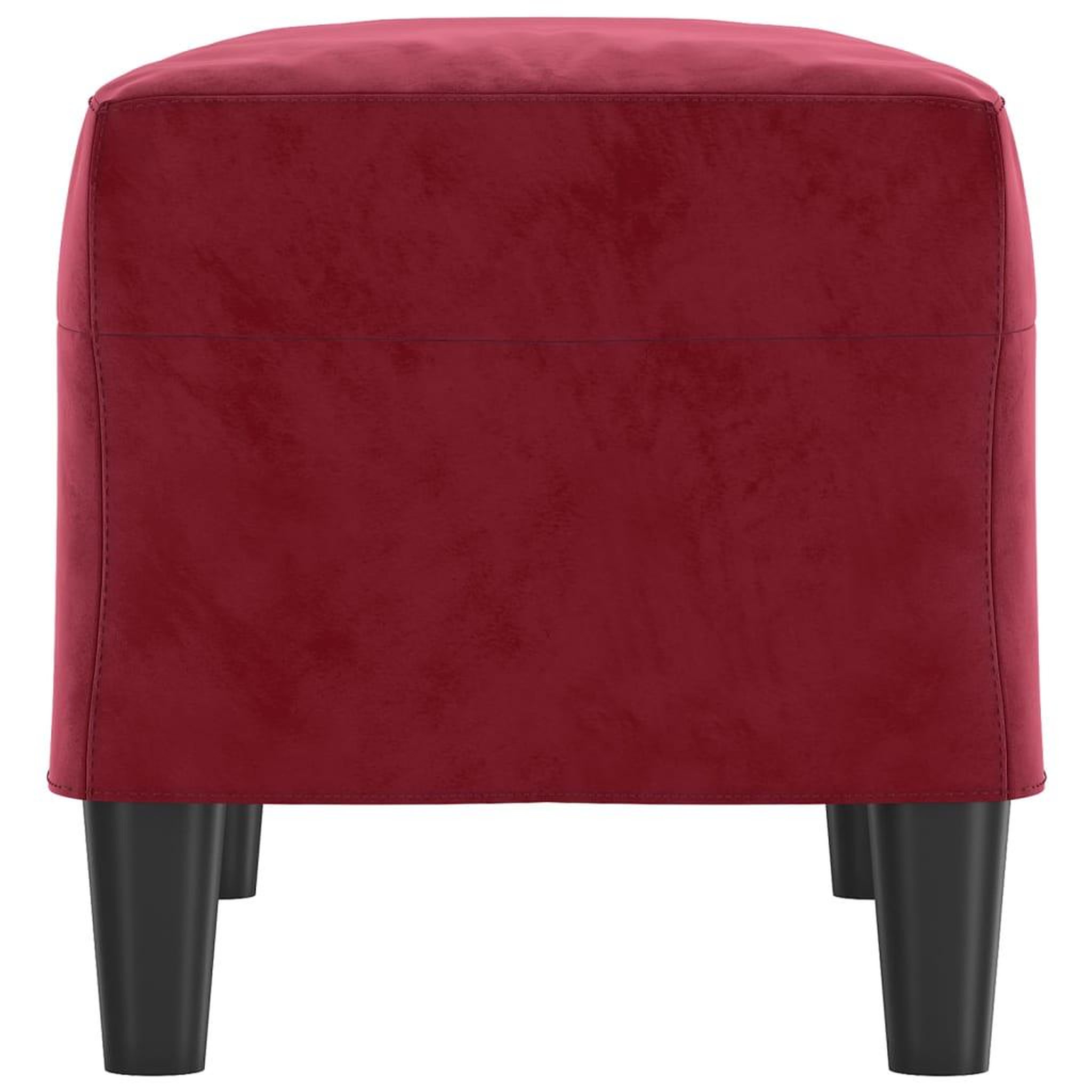 Voir la diapositive 4 : VIDAXL Banc Rouge bordeaux 70x35x41 cm Velours