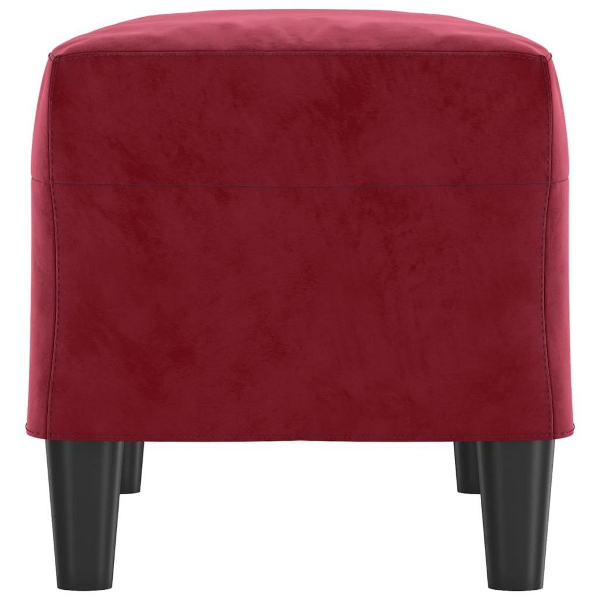 VIDAXL Banc Rouge bordeaux 70x35x41 cm Velours