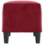 Voir la diapositive 4 : VIDAXL Banc Rouge bordeaux 70x35x41 cm Velours