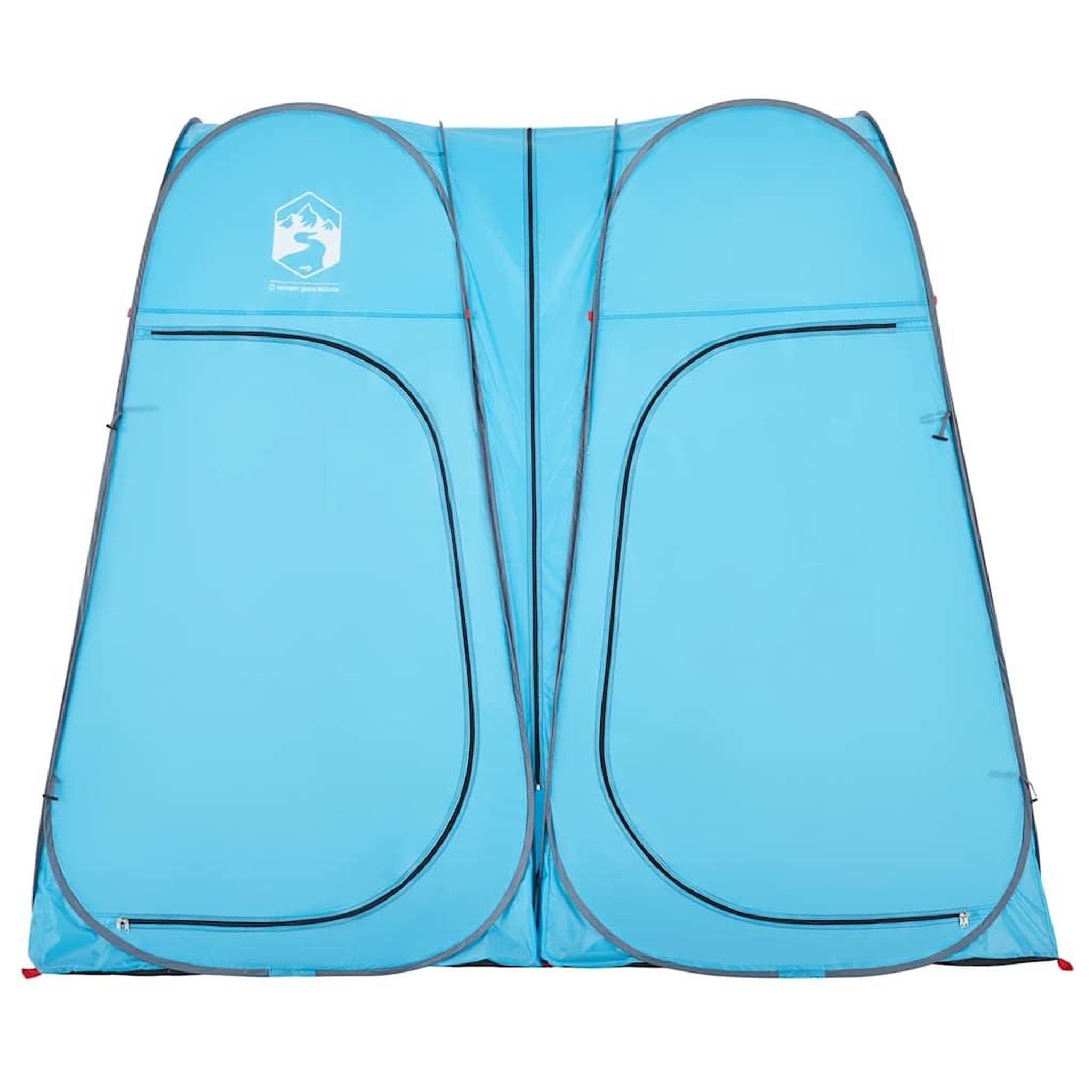 Voir la diapositive 4 : VIDAXL Tente d'intimite bleu escamotable impermeable