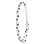 Voir la diapositive 1 : SC CRYSTAL Bracelet double tour et perles noires par SC Crystal