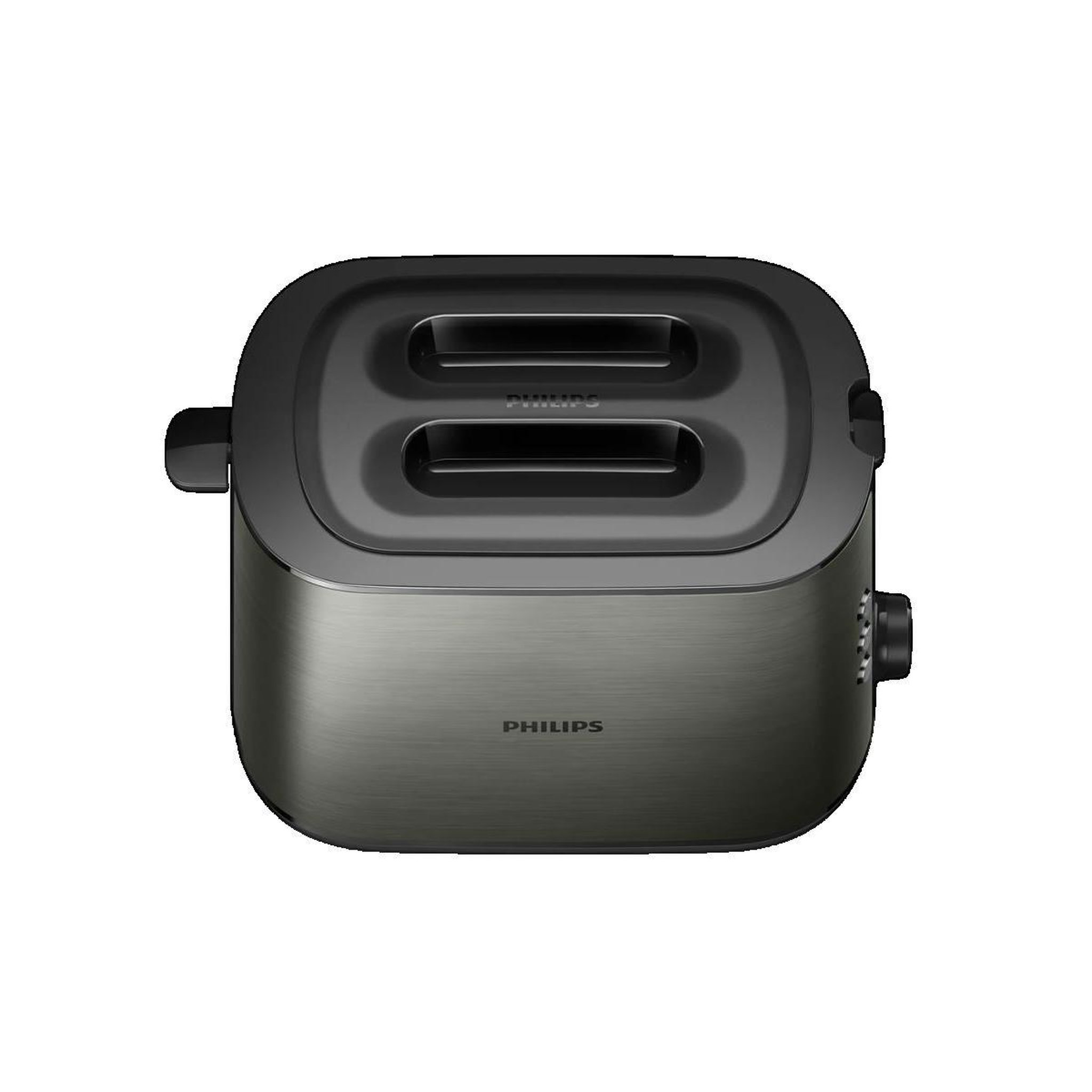 Voir la diapositive 2 : Philips Grille pain Philips HD2651/80 titane