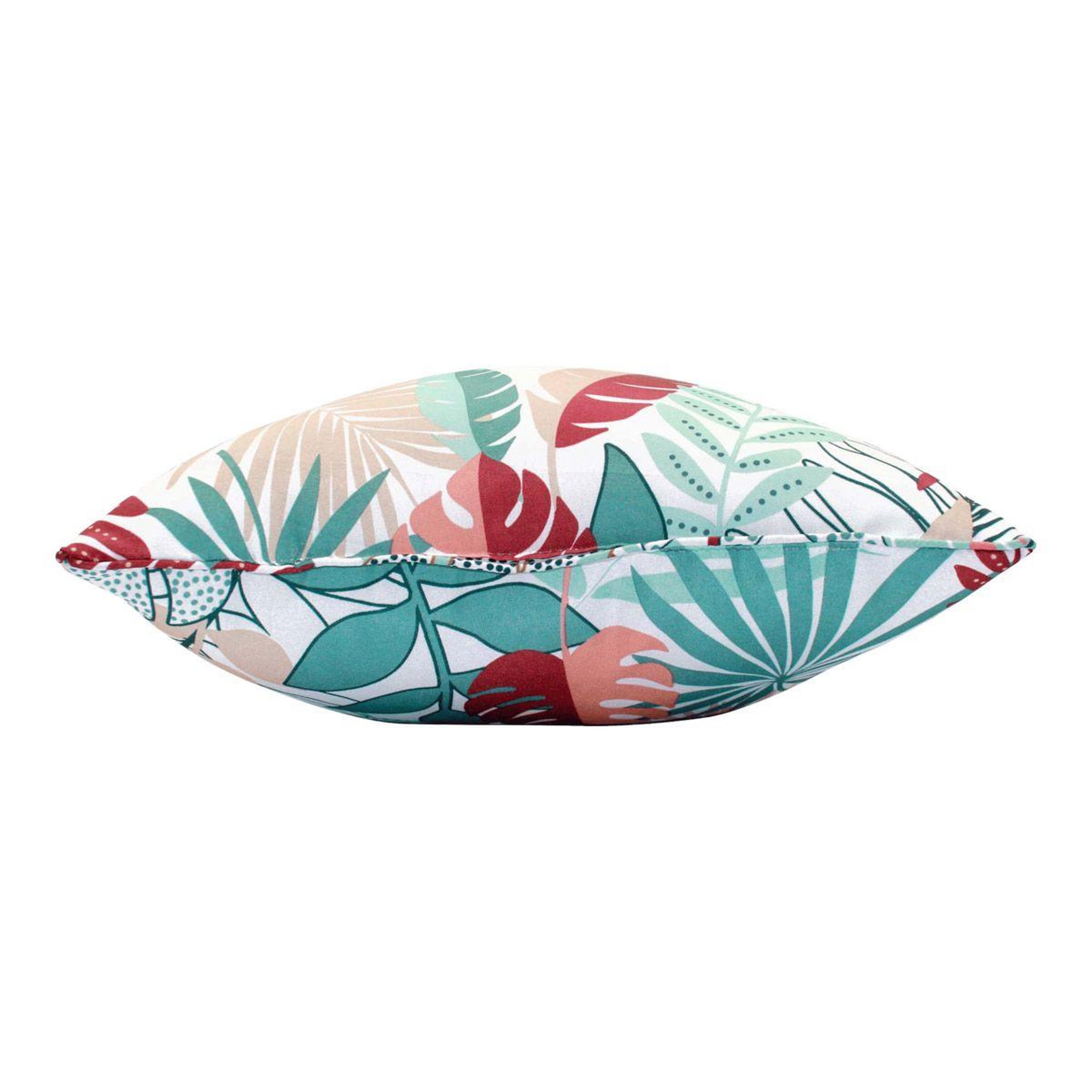 Voir la diapositive 2 : Douceur d'Intérieur Coussin déco imprimé  jacala ii  40x40cm blanc