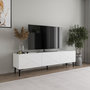 Voir la diapositive 3 : Habitat et Jardin Meuble TV en bois  Felix  - 160 x 31 x 44 cm - Blanc