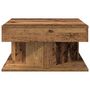 Voir la diapositive 4 : VIDAXL Table basse vieux bois 55x55x30 cm bois d'ingenierie