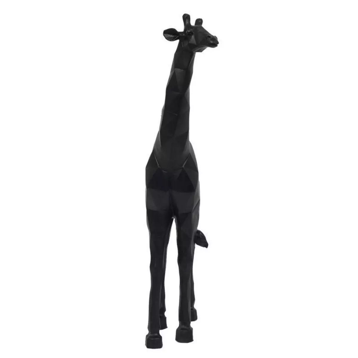 Paris Prix Statuette Déco  Girafe Origami  40cm Noir