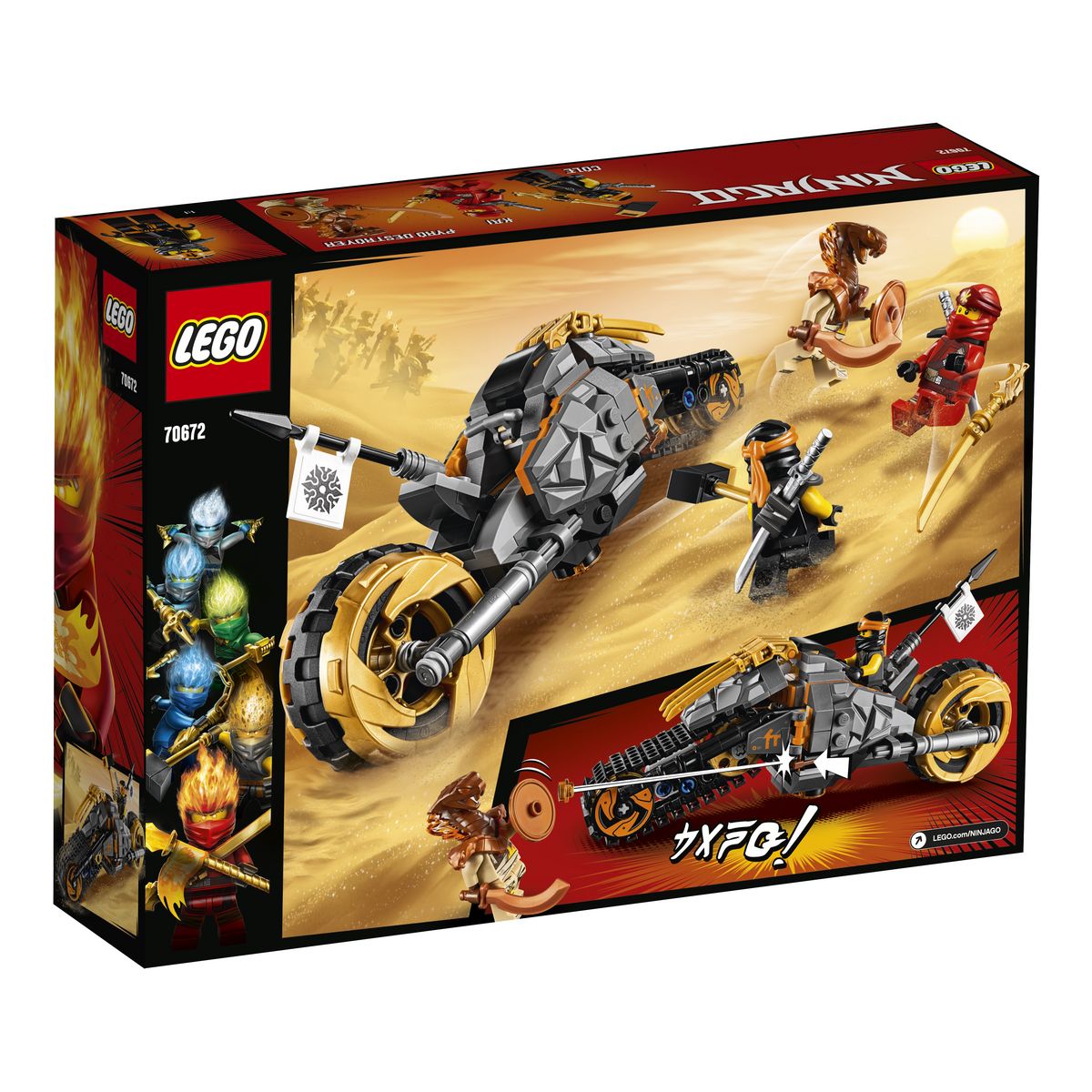 LEGO Ninjago 70672 - La moto tout-terrain de Cole