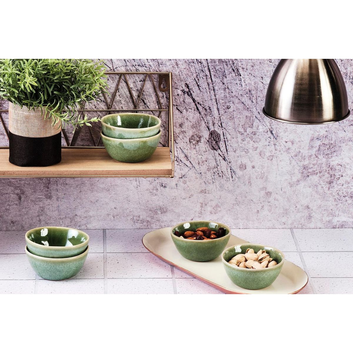 BJORN Bol MAGMA Ø9cm - 6 pièces - Menthe