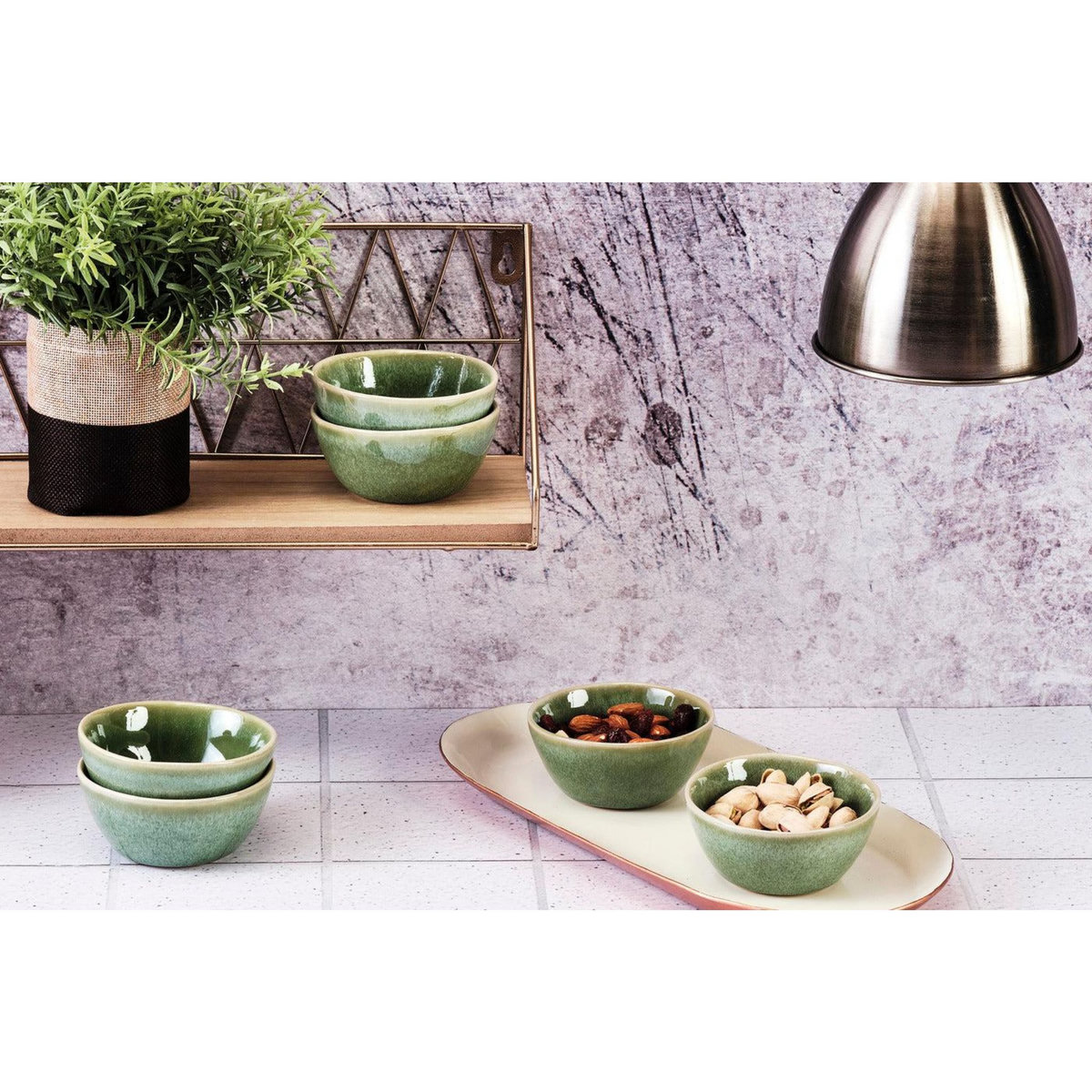 BJORN Bol MAGMA Ø9cm - 6 pièces - Menthe