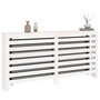 Voir la diapositive 4 : VIDAXL Cache-radiateur Blanc 169x19x84 cm Bois massif de pin