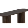 Voir la diapositive 4 : Paris Prix Console Design Nervuré  Bianca  130cm Marron