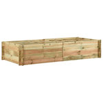 VIDAXL Jardiniere pour legumes Bois de pin impregne 197x100x40 cm