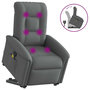 Voir la diapositive 1 : VIDAXL Fauteuil de massage inclinable Gris fonce Tissu