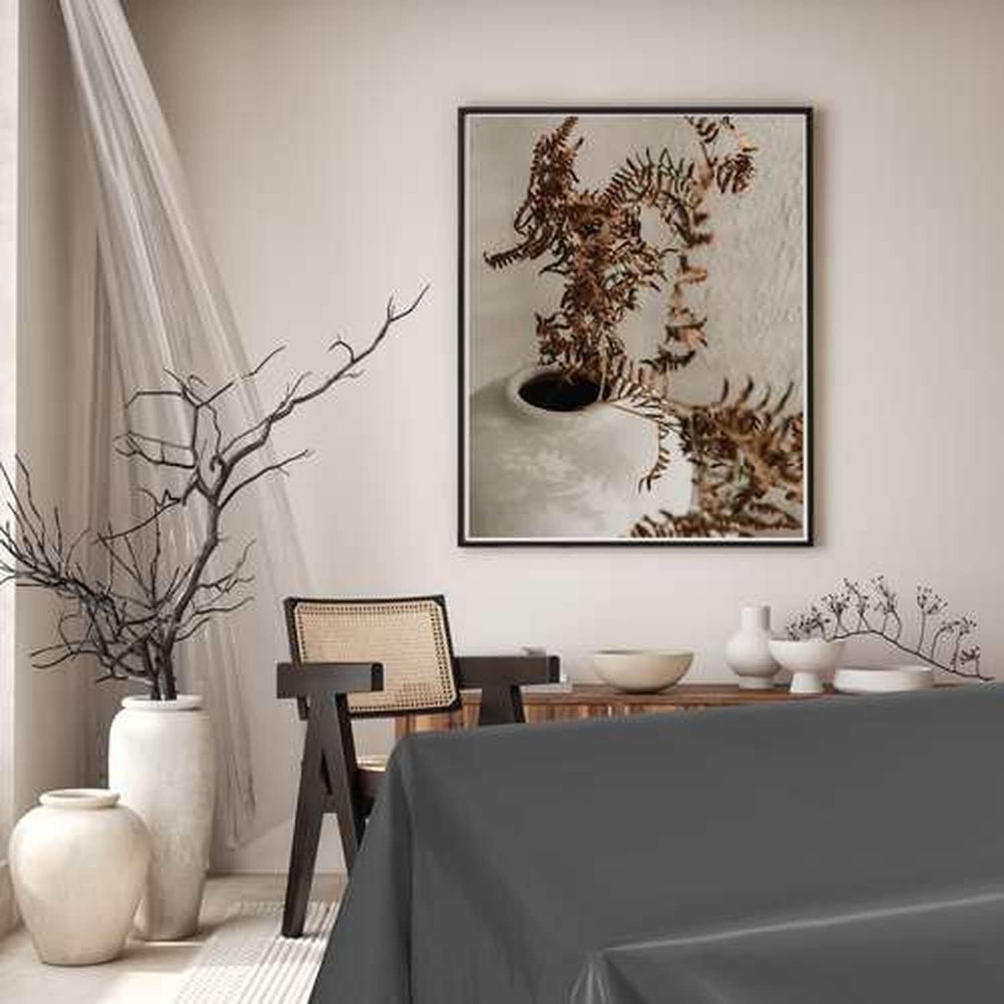 Voir la diapositive 2 : TOILINUX Nappe en toile cirée rectangulaire uni - 140 x 250 cm - Gris