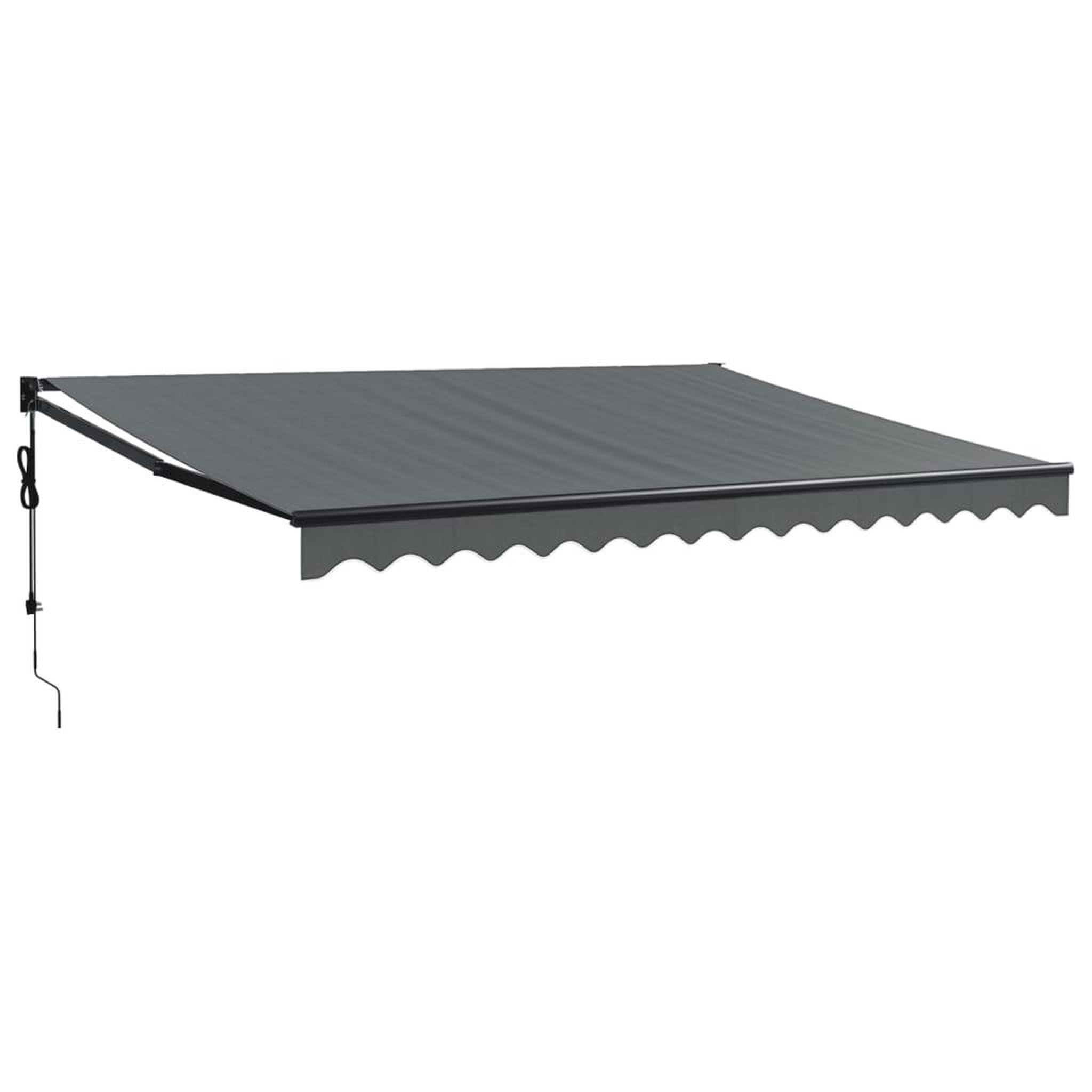 Voir la diapositive 2 : VIDAXL Auvent retractable automatique anthracite 4,5x3 m