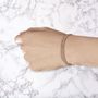 Voir la diapositive 2 : L'ATELIER D'AZUR Bracelet Or Jaune Maille Américaine - Femme