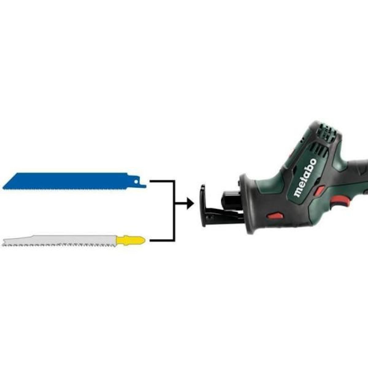 METABO Scie sabre sans fil - METABO - SSE 18 LTX Compact - 18 V - MetaBOX 145