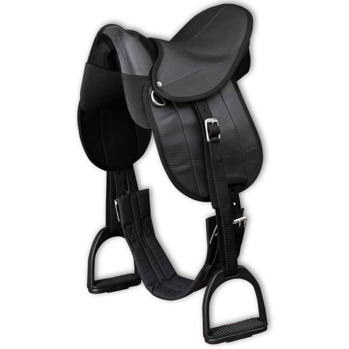 VIDAXL Ensemble de selle Pony 10  Noir
