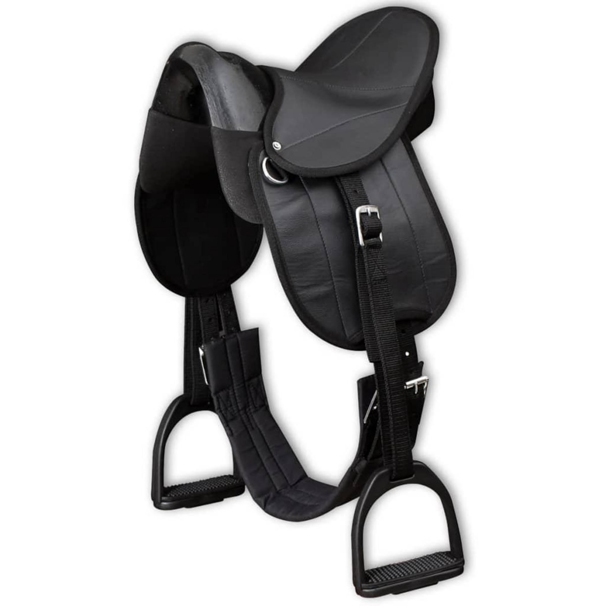 VIDAXL Ensemble de selle Pony 10  Noir