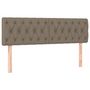 Voir la diapositive 2 : VIDAXL Tetes de lit 2 pcs Taupe 80x7x78/88 cm Tissu