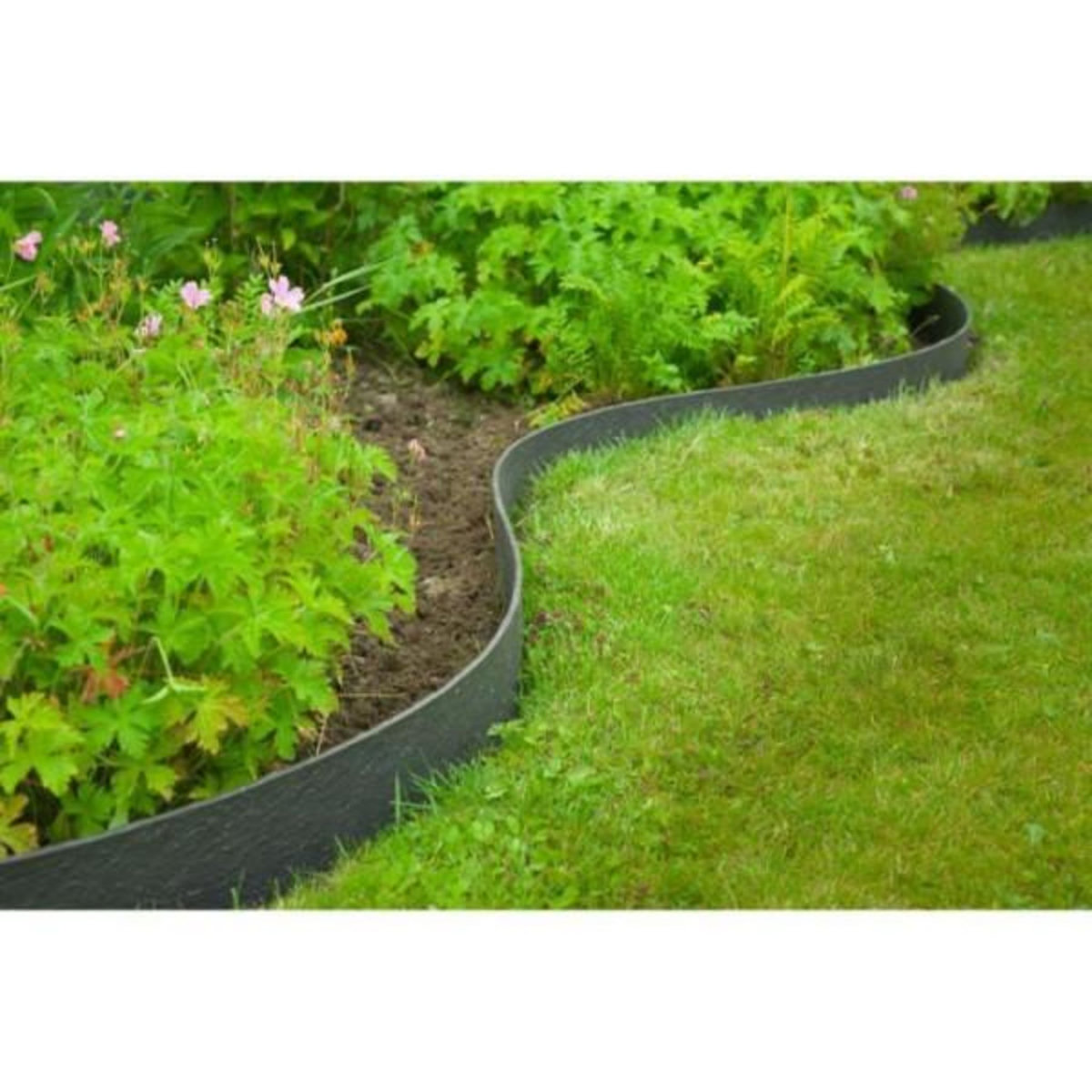 NATURE Nature Bordure de jardin 0,12x12 m 5 mm noir 446388