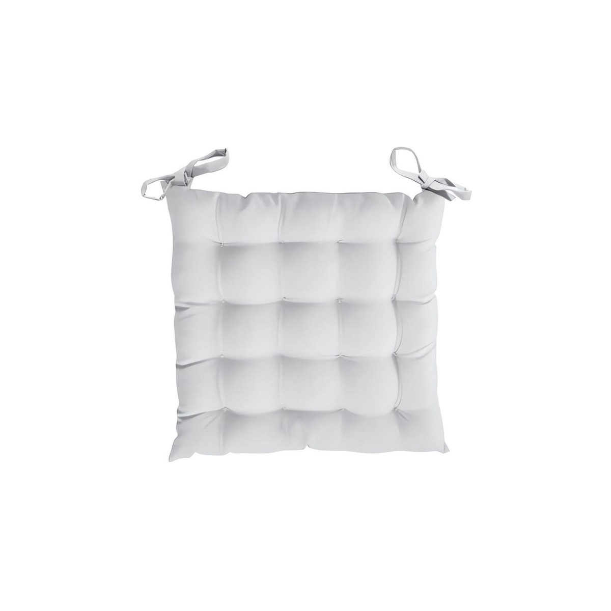 SOLEIL D'OCRE Dessus de chaise capitonné en coton 40x40x5 cm PANAMA, par Soleil d'Ocre