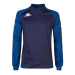 KAPPA Sweat D'entrainement 1/2 zip Marine Homme Kappa Trieste. Coloris disponibles : Bleu
