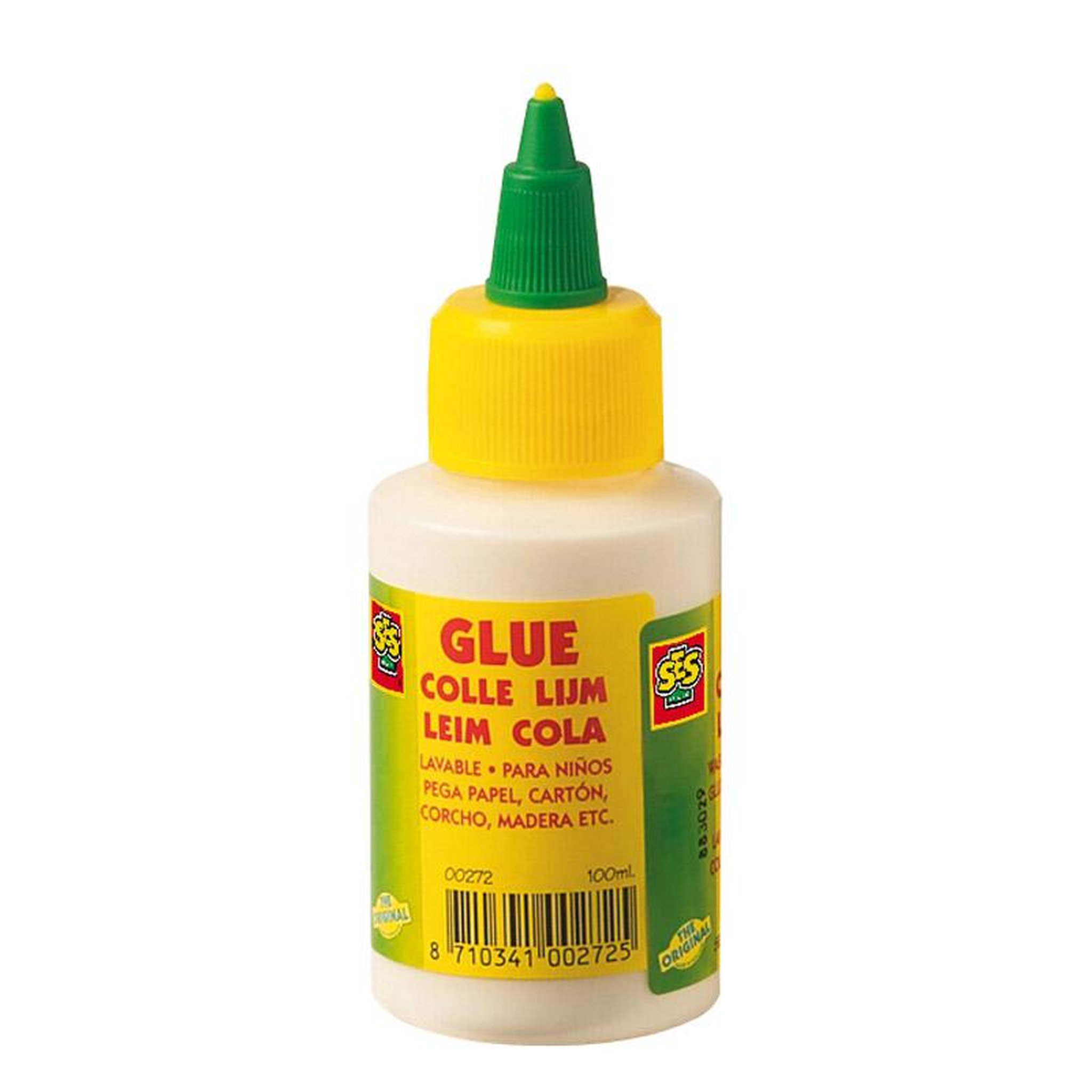 SES Creative Colle Colle blanche enfant : 100ml lavable