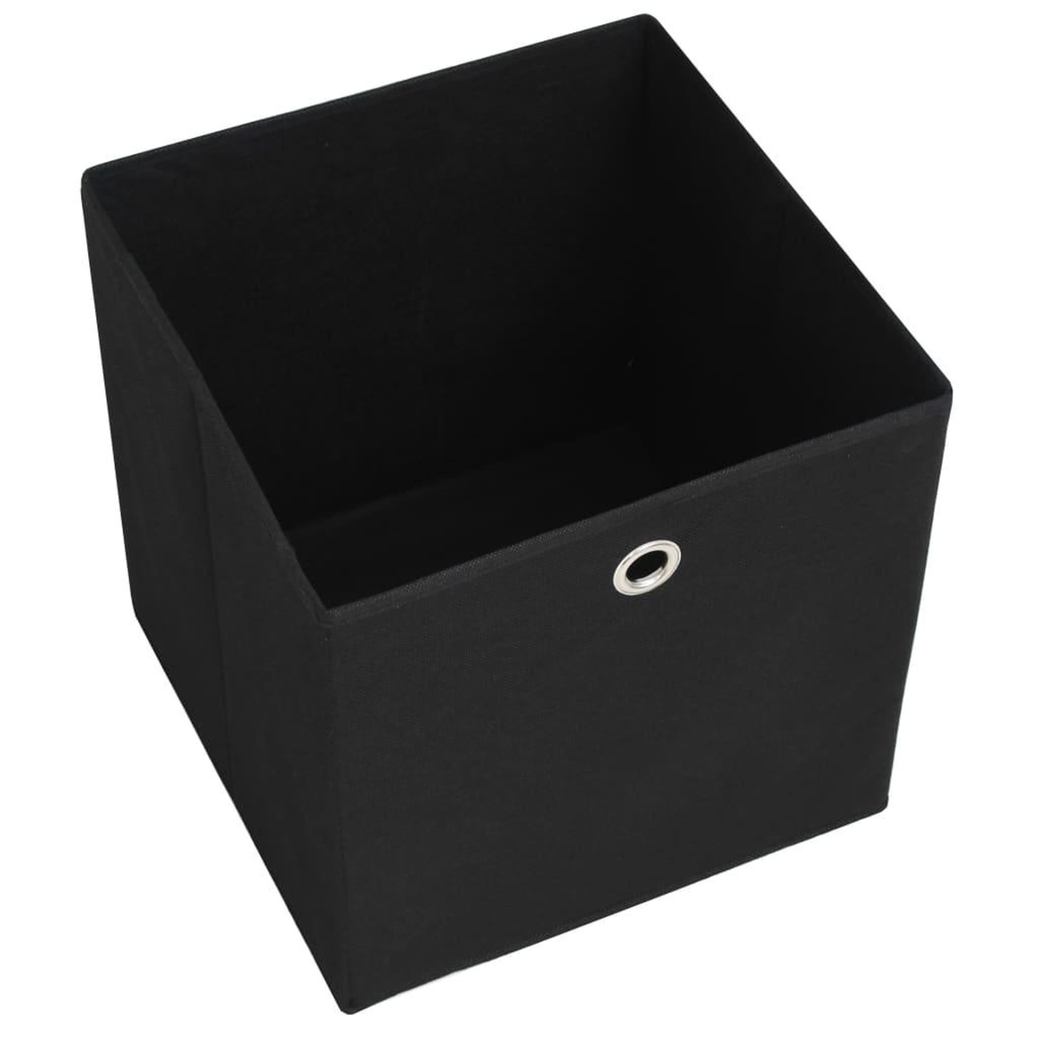 Voir la diapositive 5 : VIDAXL Boîtes de rangement 10 pcs Tissu intisse 28x28x28 cm Noir