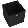 Voir la diapositive 5 : VIDAXL Boîtes de rangement 10 pcs Tissu intisse 28x28x28 cm Noir