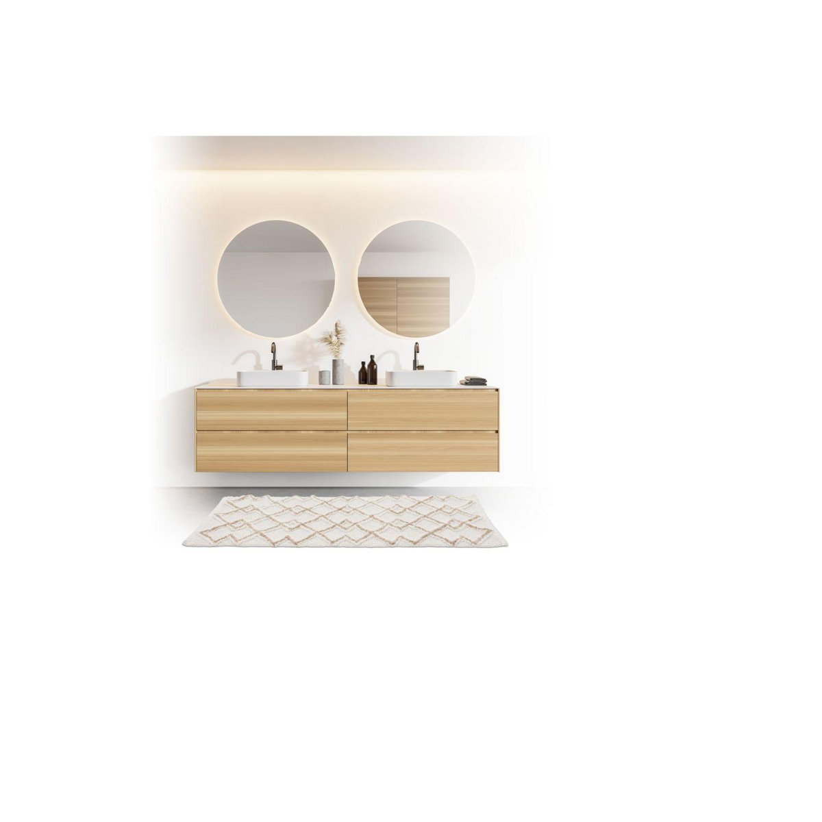 FIVE Tapis Ethnique pour salle de bain