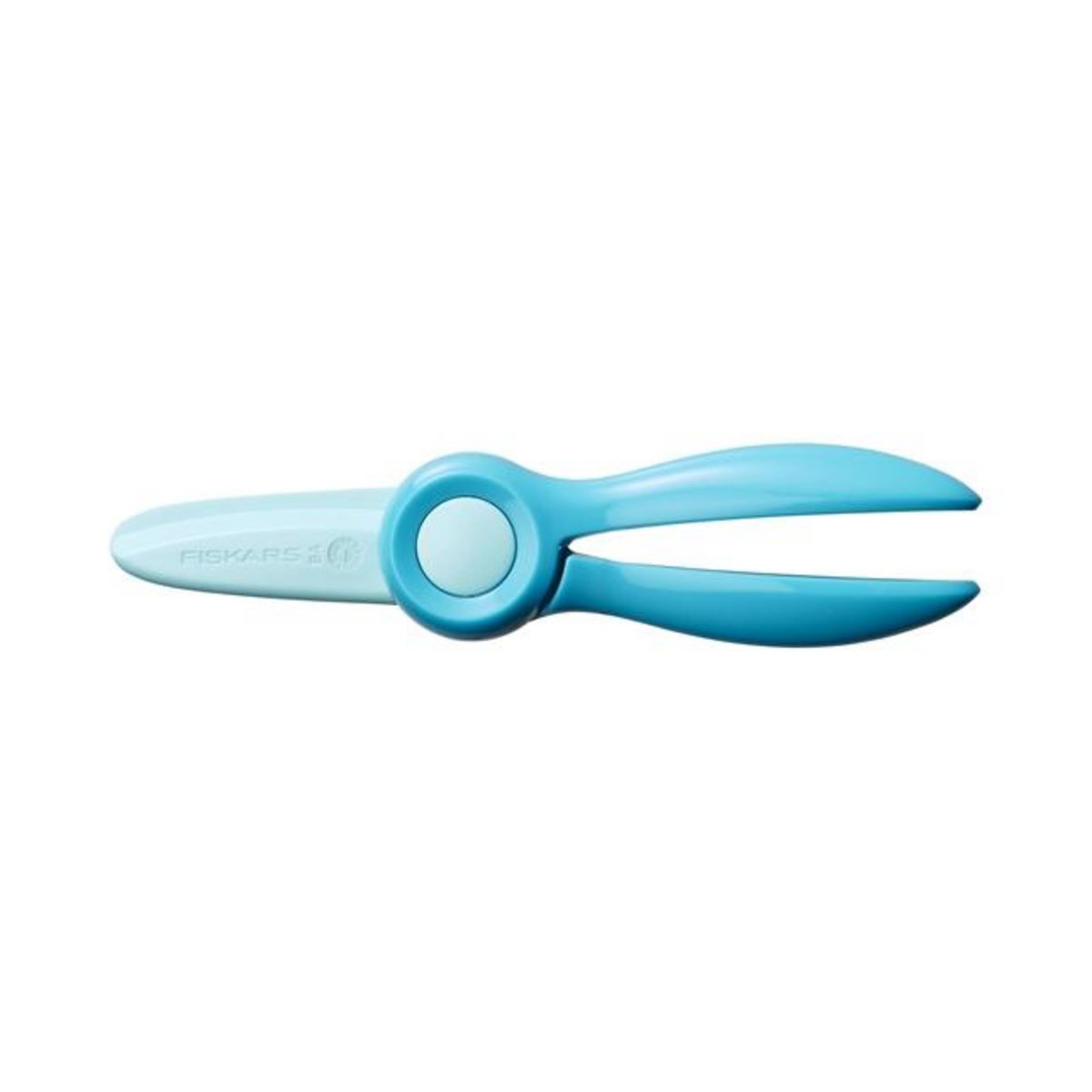 Fiskars Premiers ciseaux pour enfants à partir de 2 ans - lames en plastique - bleu
