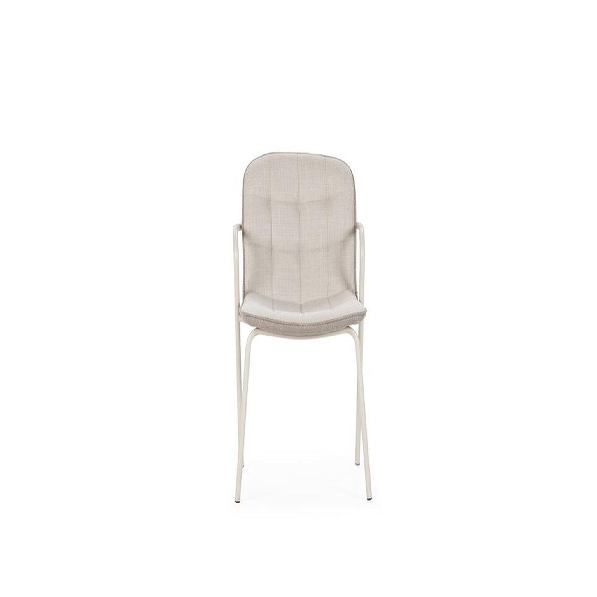 CASANOVA PARIS Marlo - lot de 4 chaises pieds en métal. Coloris disponibles : Gris, Beige, Orange
