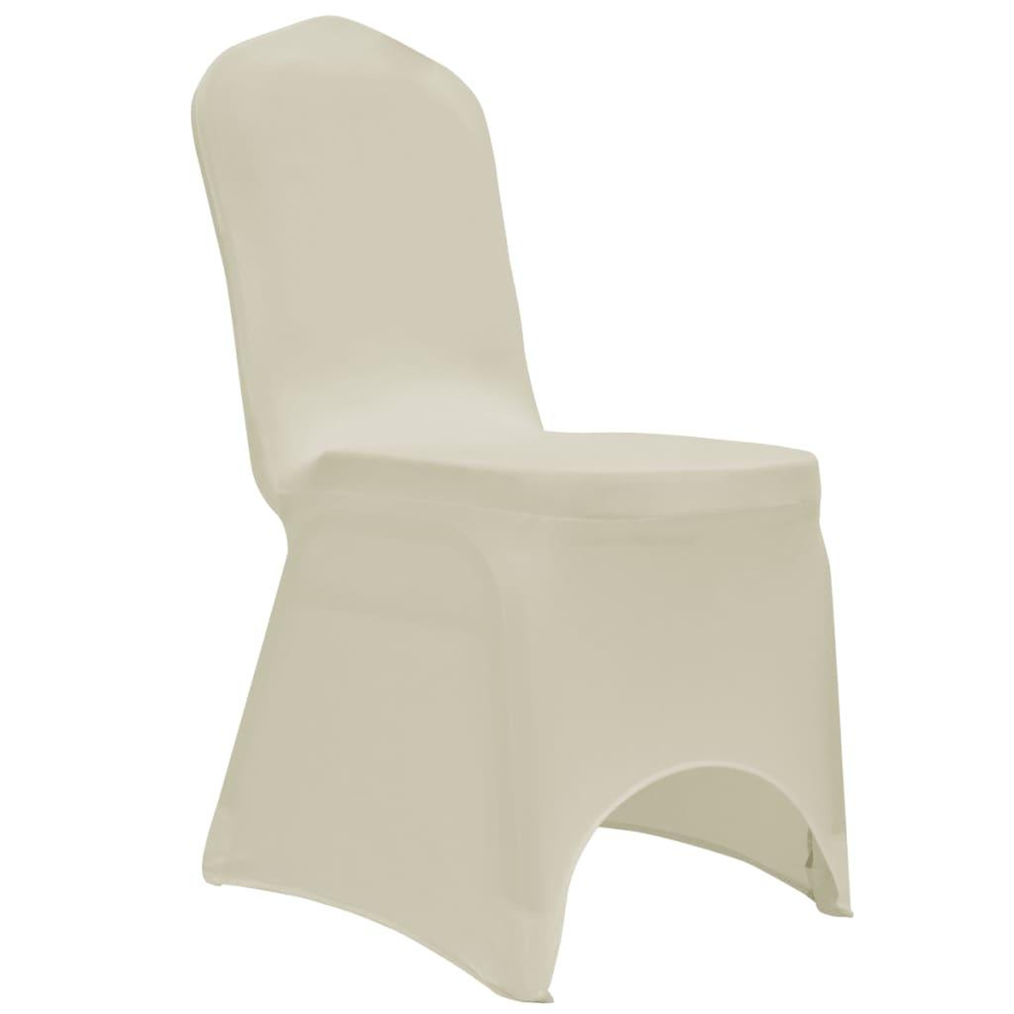 Voir la diapositive 3 : VIDAXL Housses elastiques de chaise Creme 12 pcs
