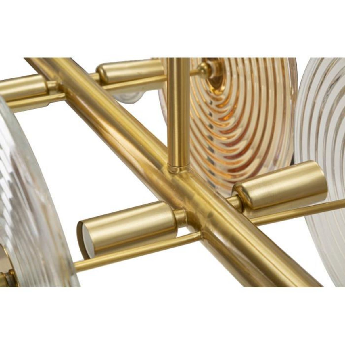 Paris Prix Plafonnier Design en Verre  Venice  116cm Or